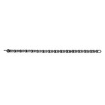Steel Bicycle Chain Bracelet // Gunmetal (7.5"L)