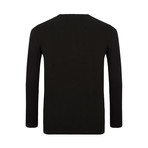 Lawrence V-Neck Sweater // Black (2XL)