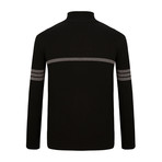 Gerrard Quarter-Zip Sweater // Black (S)