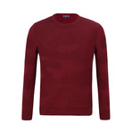 Nicolas Crew Neck Sweater // Bordeaux (XL)