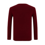 Marvin Crew Neck Sweater // Bordeaux (XL)