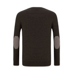 Henry V-Neck Sweater // Anthracite (3XL)
