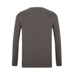 Khalid V-Neck Sweater // Anthracite (L)