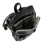 The Divine Comedy // Leather Backpack // Black