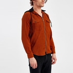 Carl Zip-Up Jacket // Tobacco (L)