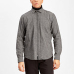 Jordan Zip-Up Shirt // Gray (XL)