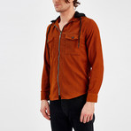 Carl Zip-Up Jacket // Tobacco (L)