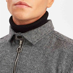 Jordan Zip-Up Shirt // Gray (XL)