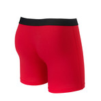 Sidecar Cotton Boxer Brief // Red (M)