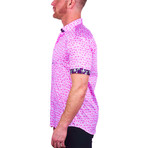 Garden Short-Sleeve Dress Shirt // Pink (2XL)