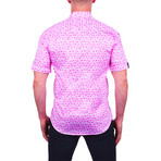 Garden Short-Sleeve Dress Shirt // Pink (M)