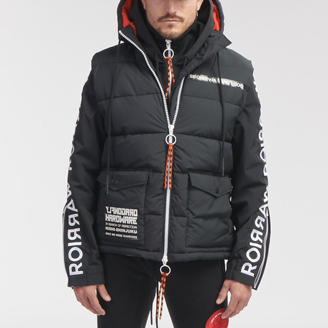 Sahara Puffer Body Jacket // Black (S)