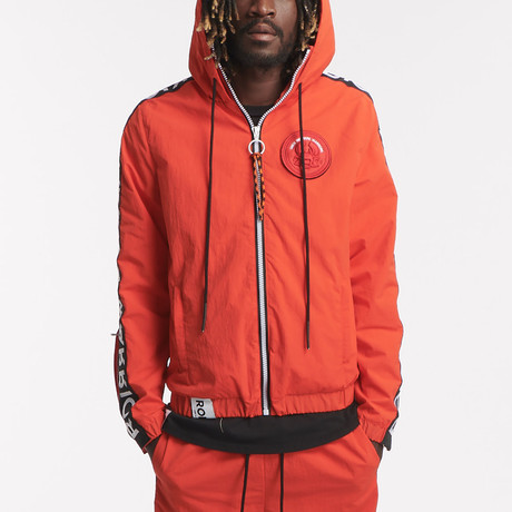 Goki Woven Track Jacket // Orange (S)