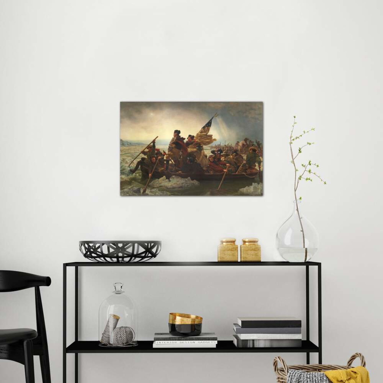 Painting Of George Washington Crossing The Delaware // John Parrot (40 ...