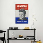 Kennedy For President Campaign Vintage Poster // Unknown Artist (26"W x 40"H x 1.5"D)