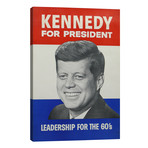Kennedy For President Campaign Vintage Poster // Unknown Artist (26"W x 40"H x 1.5"D)