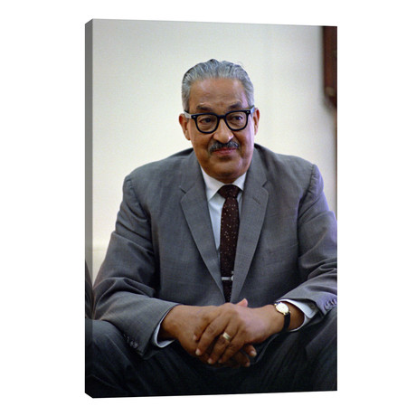 Thurgood Marshall Portrait // Unknown Artist (26"W x 40"H x 1.5"D)