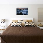 Mountaineer Enjoying The View Of Mt Everest And The Himalayan Mountains At Sunset From Gokyo Ri, Khumbu, Nepal // Colin Monteath