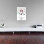 Mountains Illustrated K2 (Coral Circle) // Joe Mania (26"W x 40"H x 1.5"D)