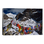Prayer Flags, Gotcha La, Kangchenjunga, Talung Face, Sikkim Himalaya, India // Colin Monteath