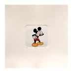 Mickey Mouse // Laugh // Hand Painted Cartoon Etching (Framed)