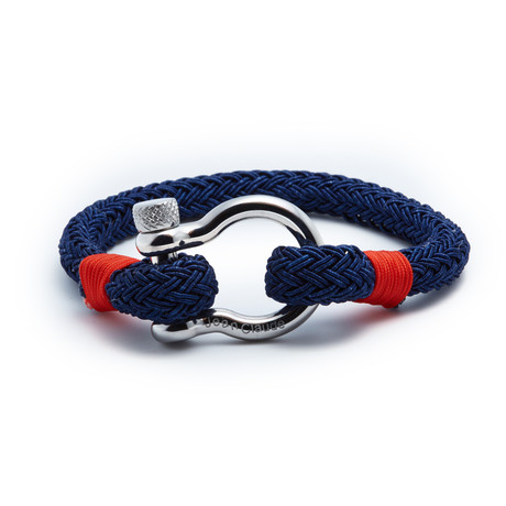 Jean Claude Jewelry // Nautical "D" Clamp Closure Bracelet (Beige)