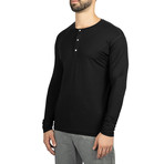 xTee 2.0 Henley // Black (Small)