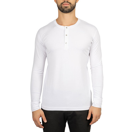xTee 2.0 Henley // White (Small)