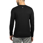 xTee 2.0 Henley // Black (Small)