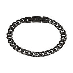 Cuban Link Bracelet // 8mm // Black