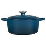 Signature Round Dutch Oven // 4.5 qt. (Deep Teal)