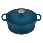 Signature Round Dutch Oven // 4.5 qt. (Deep Teal)