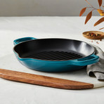 Signature Deep Round Grill Pan // 9.75" // Deep Teal (DISC)