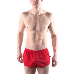 American Jock // Ultra Running Short // Red (S)