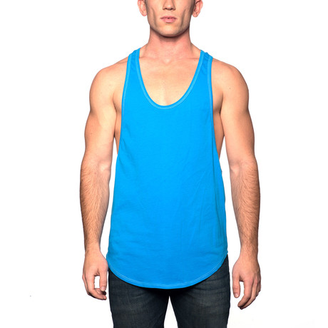 Muscle Tank Top // Blue (S)