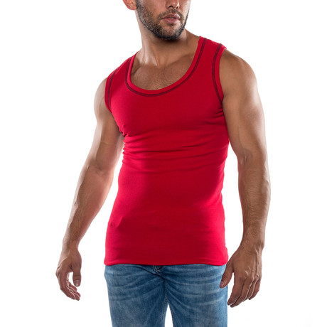 Lumber Jack Tank Top // Red (S)