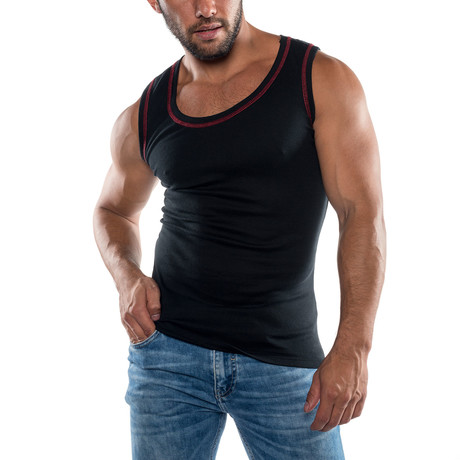 Lumber Jack Tank Top // Black (S)