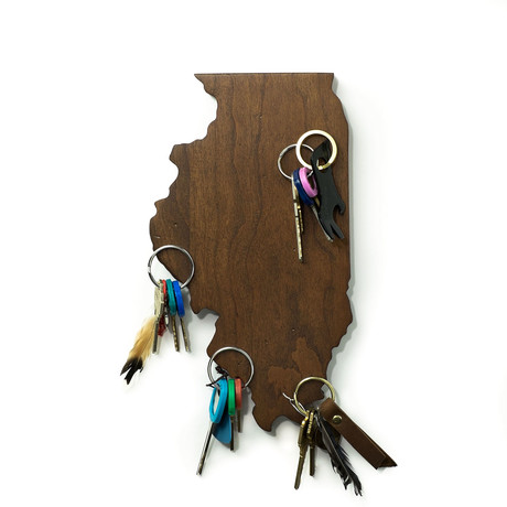 Illinois Magnetic Key Holder