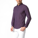 Ben Button-Up Shirt // Purple (L)