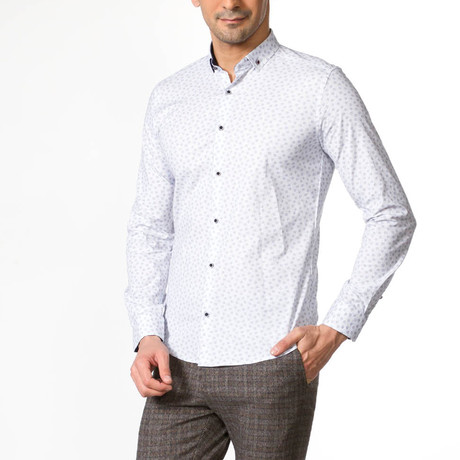 Matteo Button-Up Shirt // White (S)