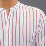 Bill Button-Up Shirt // Red (S)