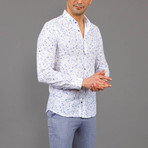 Peaks Button-Up Shirt // Blue (S)