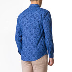 Lord Button-Up Shirt // Dark Blue (L)