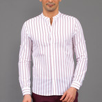 Bill Button-Up Shirt // Red (M)