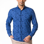 Lord Button-Up Shirt // Dark Blue (M)