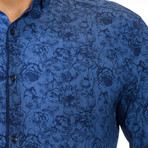 Lord Button-Up Shirt // Dark Blue (XL)