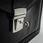 The Magus // Leather Briefcase // Black