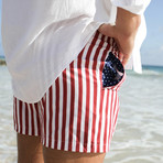 Americas Classics Swim Trunks // Red (L)