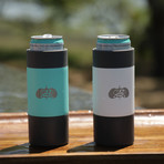 Non-Tipping Slim Can Cooler // 12 Oz (Teal)