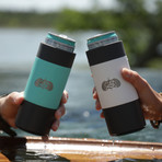 Non-Tipping Slim Can Cooler // 12 Oz (Graphite)